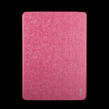 Чехол-книжка для Apple iPad Air 2 (A1566, A1567) "RICH BOSS" Golden Coast (кожаный розовый коробка)